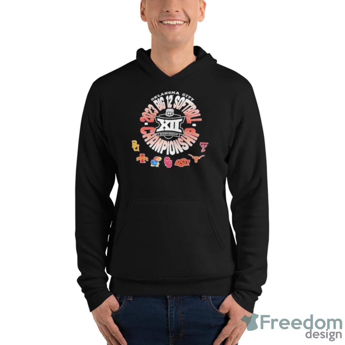 Oklahoma City 2023 Big 12 Softball Championship T Shirt image Oklahoma City 2023 Big 12 Softball Championship T Shirt - Unisex Fleece Pullover Hoodie