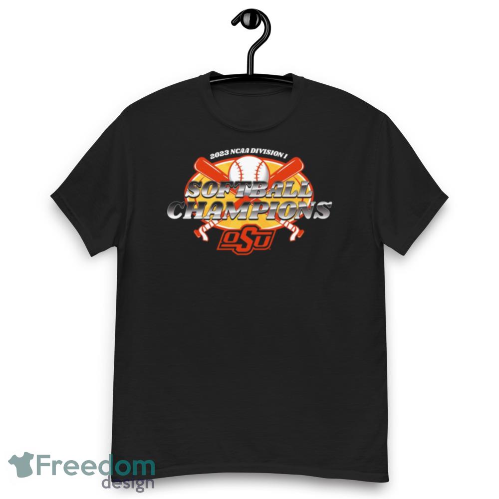 Oklahoma State Cowboys 2023 NCAA Division I Softball Champions Graphics Shirt - Men’s Classic Tee Gildan 5000 Oklahoma State Cowboys 2023 NCAA Division I Softball Champions Graphics Shirt - Men’s Classic Tee Gildan 5000