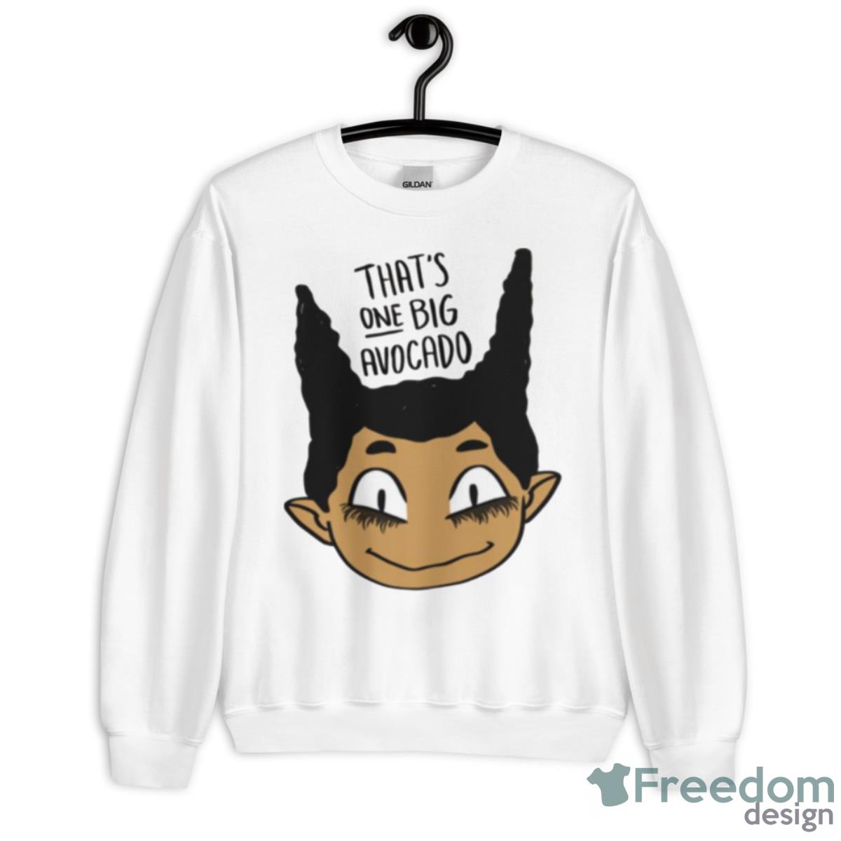 One Big Avocado Good Omens Shirt - Unisex Heavy Blend Crewneck Sweatshirt