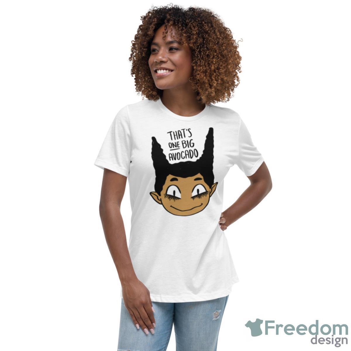 One Big Avocado Good Omens Shirt - Womens Relaxed Short Sleeve Jersey Tee One Big Avocado Good Omens Shirt - Womens Relaxed Short Sleeve Jersey Tee