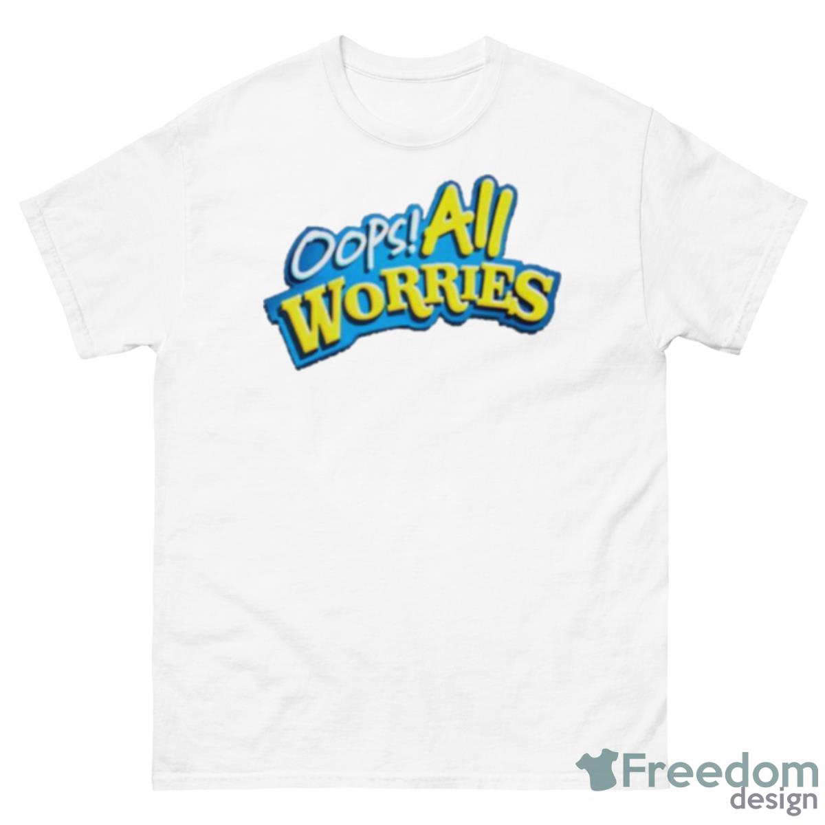 Oops All Worries Logo Shirt - 500 Men’s Classic Tee Gildan