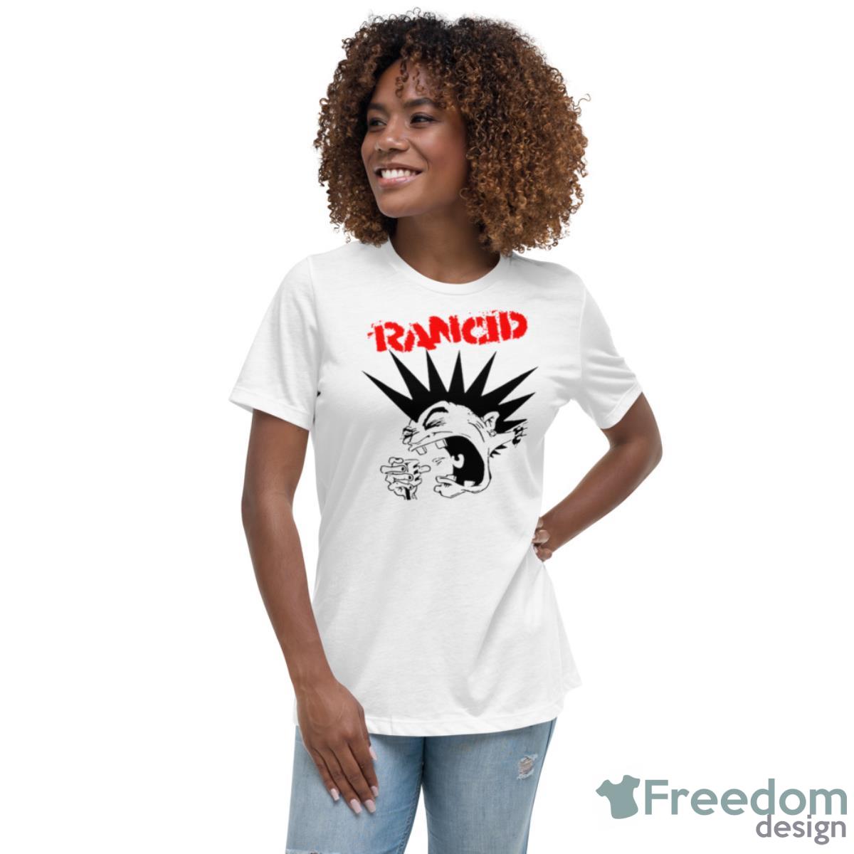 Original Of Rancid Funny Artwork Shirt - Womens Relaxed Short Sleeve Jersey Tee Original Of Rancid Funny Artwork Shirt - Womens Relaxed Short Sleeve Jersey Tee