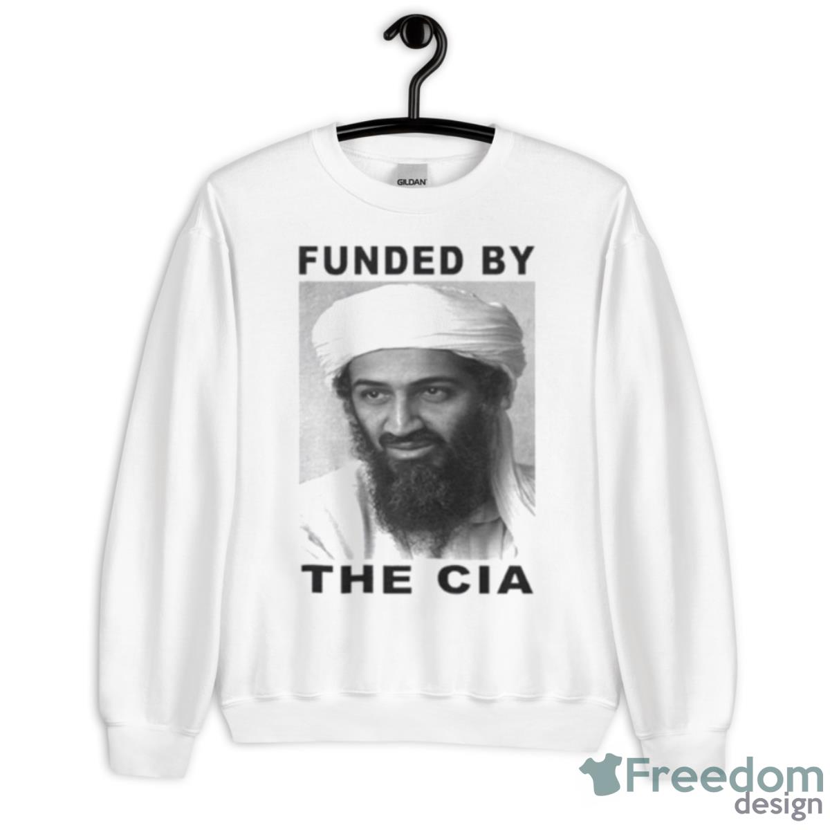 Osama Bin Laden Funded By The Cia Shirt - Unisex Heavy Blend Crewneck Sweatshirt
