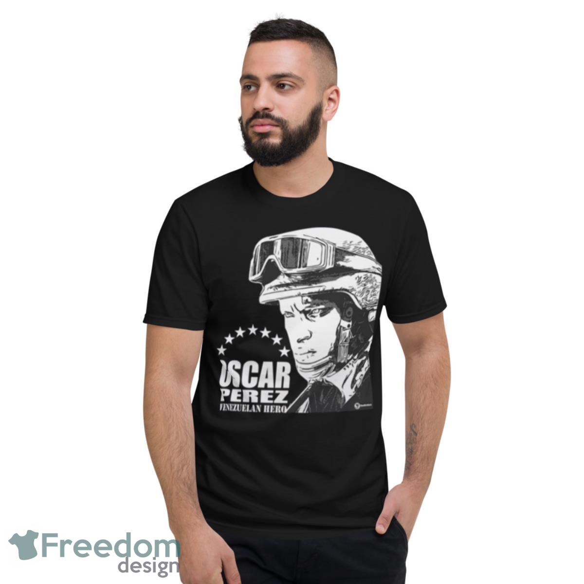 Oscar Perez Heroe Venezuelan 7 Stars Shirt Tee Resistance Shirt - Short Sleeve T-Shirt