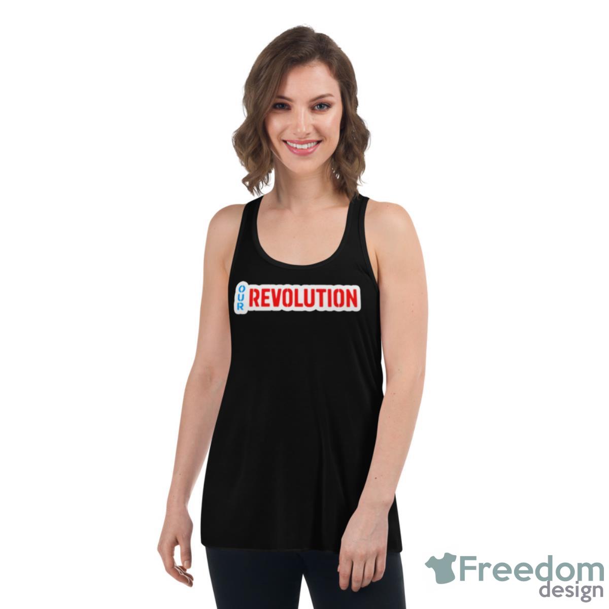 Our Revolution Not Me Us Bernie Sanders Shirt - Womens Flowy Racerback Tank Our Revolution Not Me Us Bernie Sanders Shirt - Womens Flowy Racerback Tank