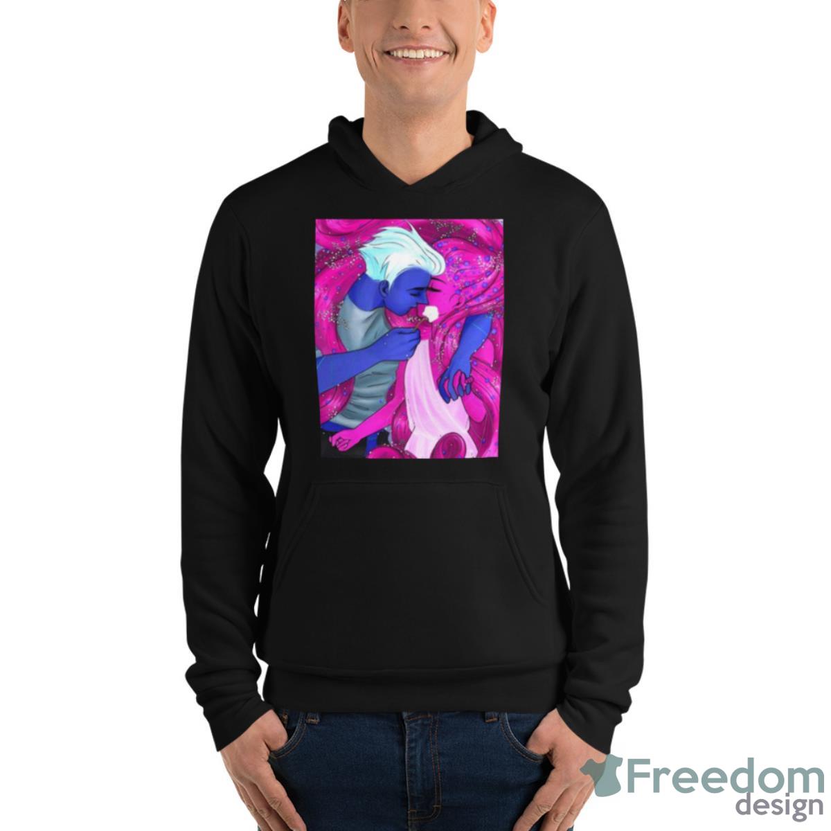 Painting Lore Olympus Underworld Shirt - Unisex Fleece Pullover Hoodie Painting Lore Olympus Underworld Shirt - Unisex Fleece Pullover Hoodie