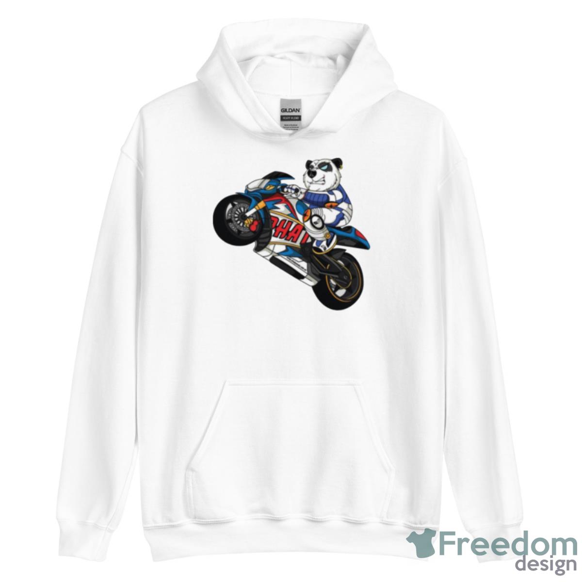 Panda Rider Funny Anime Art Shirt image Panda Rider Funny Anime Art Shirt - Unisex Heavy Blend Hooded Sweatshirt