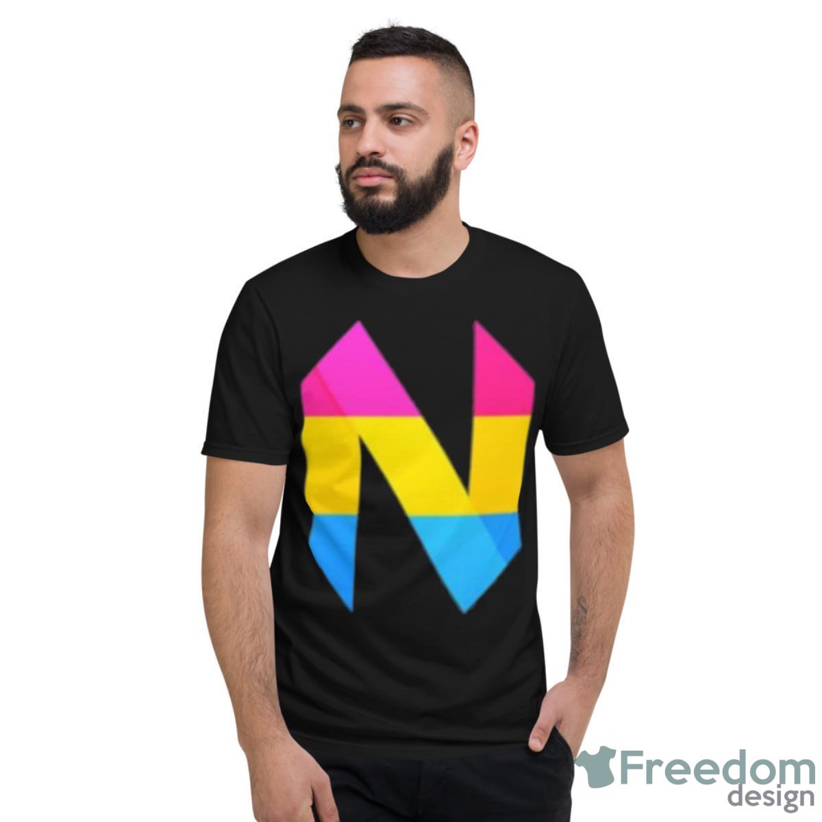 Pansexual Pride Neovim Logo Shirt - Short Sleeve T-Shirt