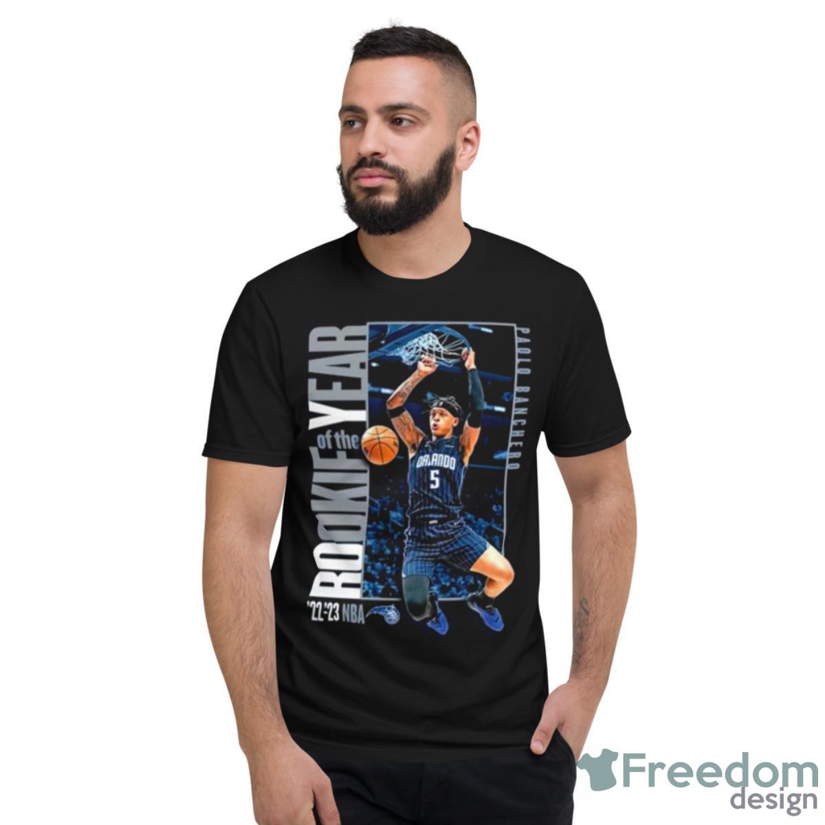 Paolo Banchero Orlando 2023 NBA Rookie Of The Year Momentum Shirt - Short Sleeve T-Shirt