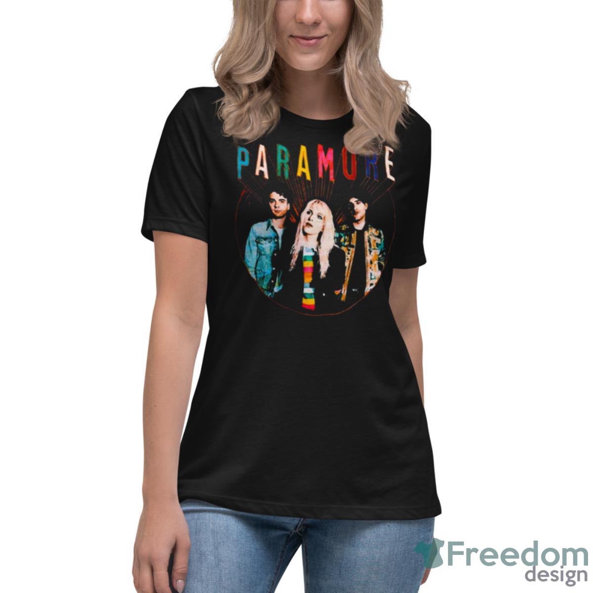 Paramore T Shirt - Womens Relaxed Short Sleeve Jersey Tee Paramore T Shirt - Womens Relaxed Short Sleeve Jersey Tee