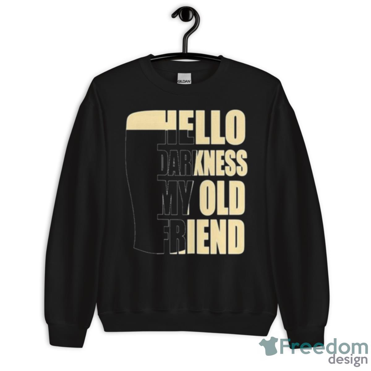 Parker Hello Darkness My Old Friend Stout Beer Shirt image Parker Hello Darkness My Old Friend Stout Beer Shirt - Unisex Crewneck Sweatshirt