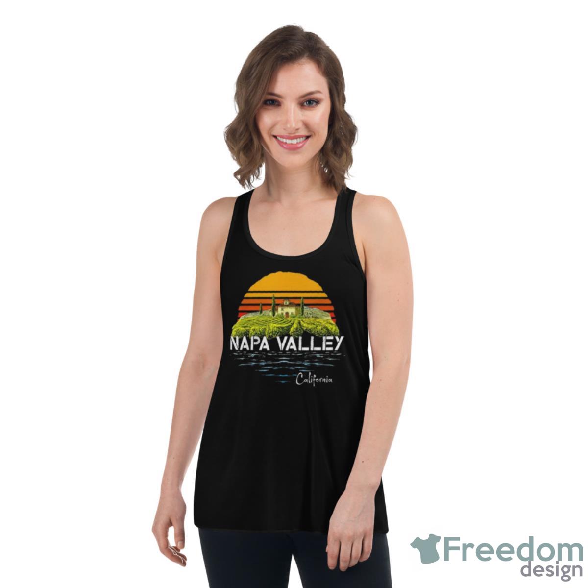 Parker Knoll Wine Vineyard Napa Valley Shirt - Womens Flowy Racerback Tank Parker Knoll Wine Vineyard Napa Valley Shirt - Womens Flowy Racerback Tank