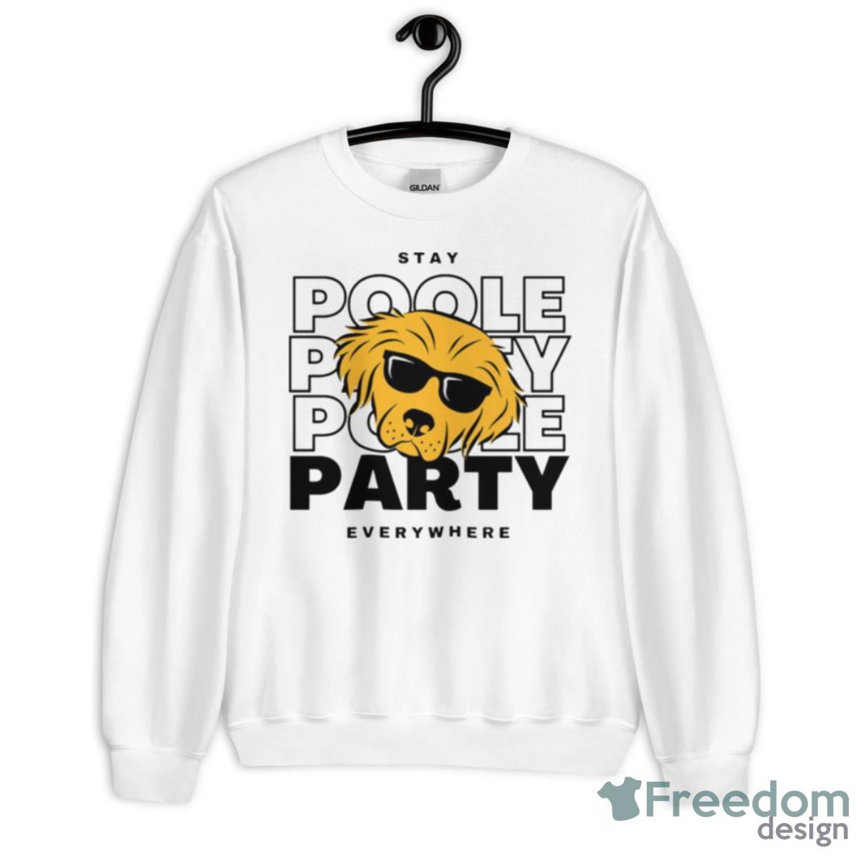 Party Everywhere Jordan Poole 3 Poole Goat Basketball Artwork Black Ver Shirt - Unisex Heavy Blend Crewneck Sweatshirt