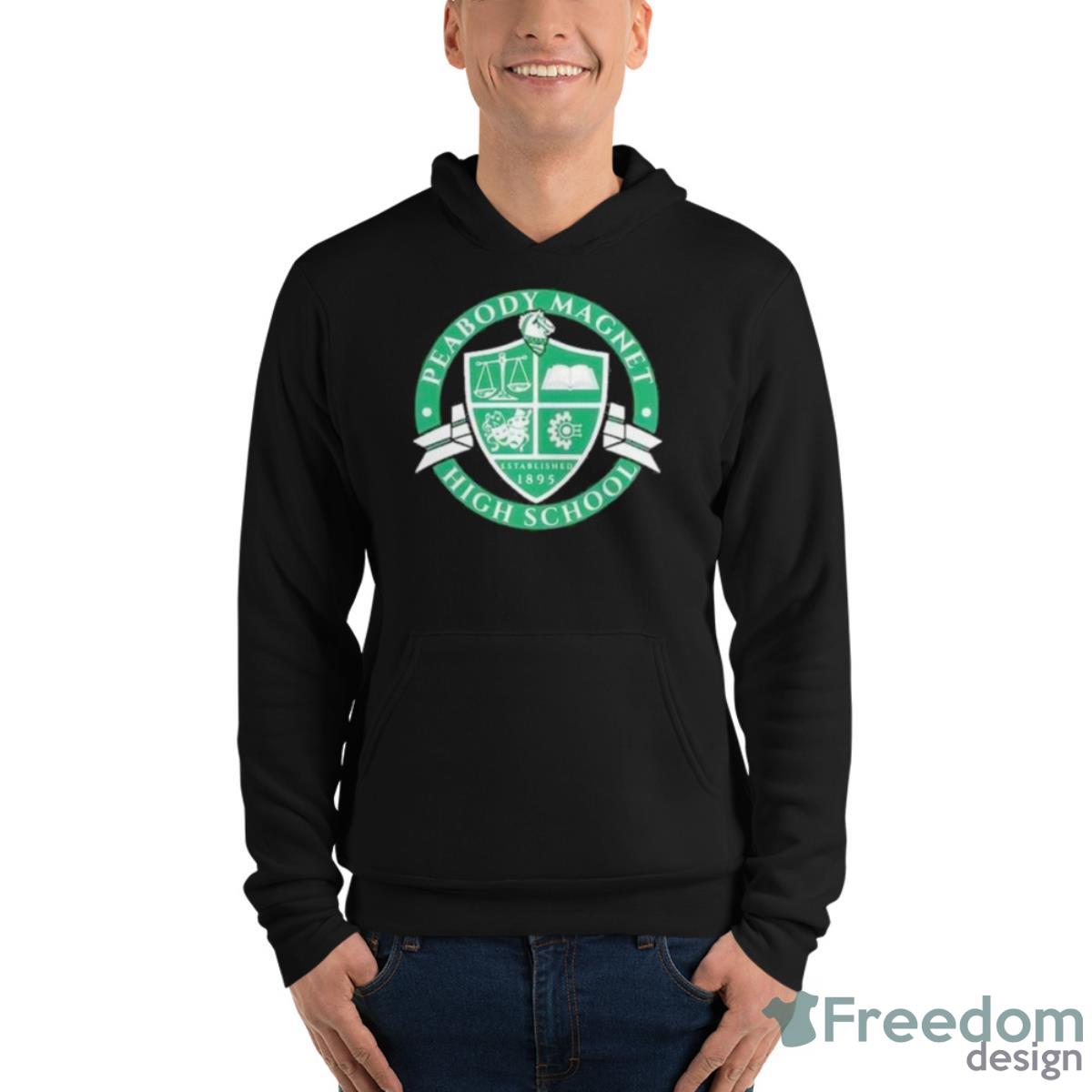 Peabody Magnet High School Established 1895 Logo Shirt - Unisex Fleece Pullover Hoodie Peabody Magnet High School Established 1895 Logo Shirt - Unisex Fleece Pullover Hoodie