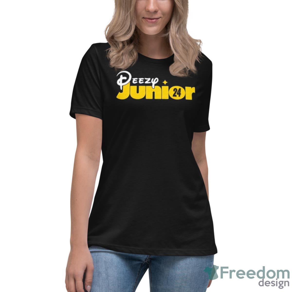 Peezy Junior 24 Shirt - Womens Relaxed Short Sleeve Jersey Tee Peezy Junior 24 Shirt - Womens Relaxed Short Sleeve Jersey Tee