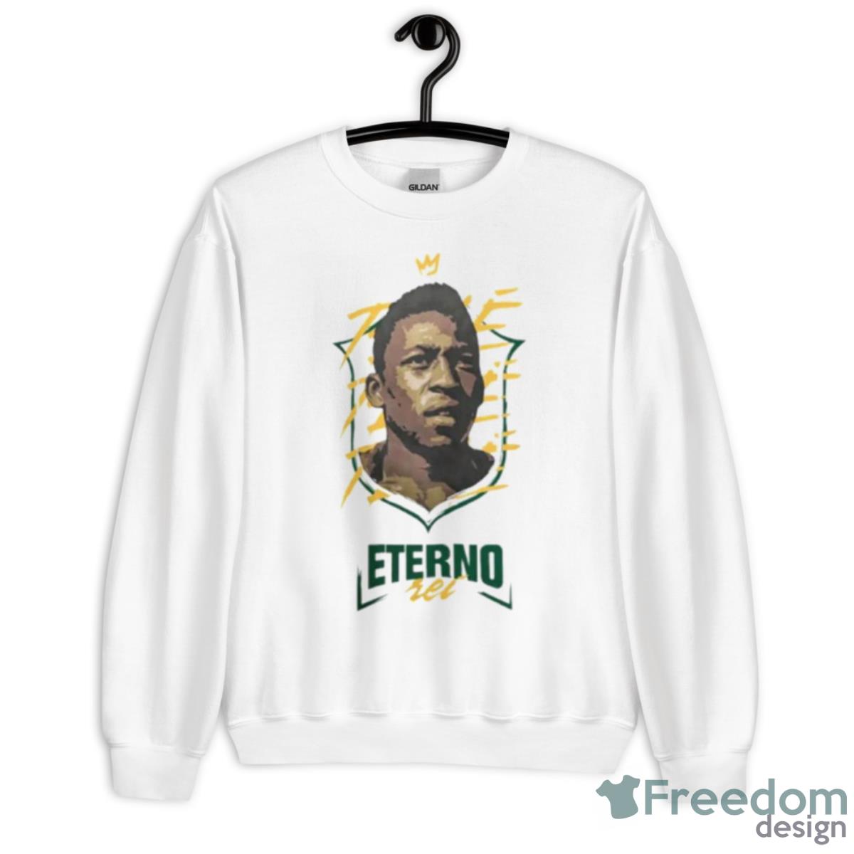 Pele Eterno Rei Shirt - Unisex Heavy Blend Crewneck Sweatshirt