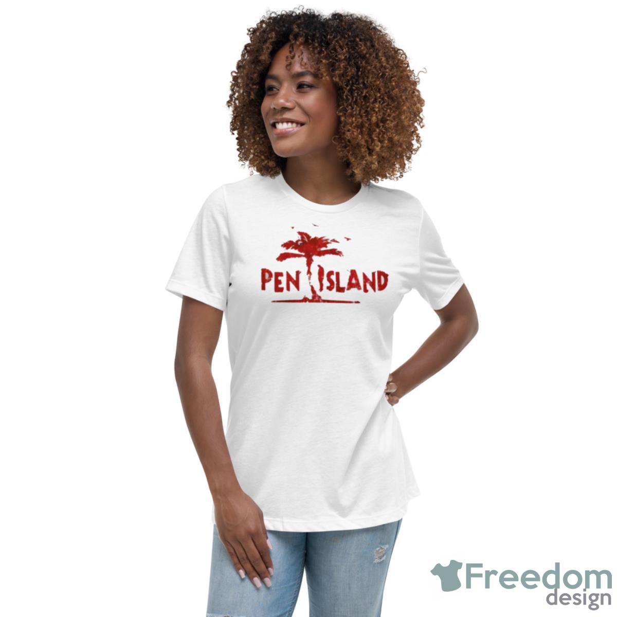 Pen Island Coconut Tree Shirt - Womens Relaxed Short Sleeve Jersey Tee Pen Island Coconut Tree Shirt - Womens Relaxed Short Sleeve Jersey Tee