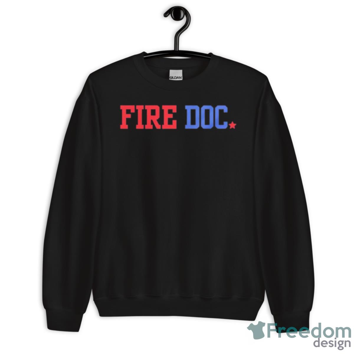 Philadelphia 76ers Fire Doc Shirt - Unisex Crewneck Sweatshirt Philadelphia 76ers Fire Doc Shirt - Unisex Crewneck Sweatshirt