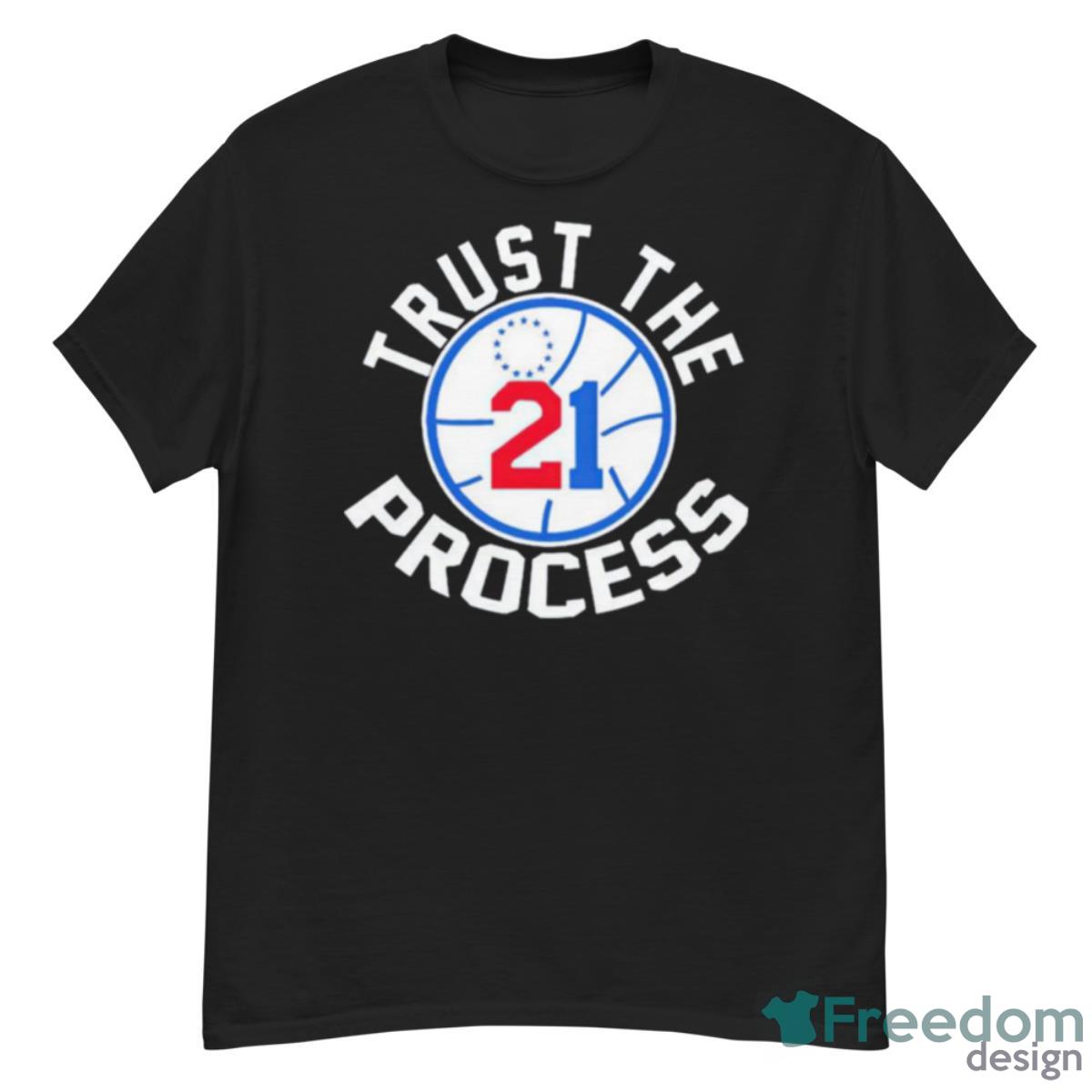 Philadelphia 76ers Joel Embiid Trust The Process Shirt - G500 Men’s Classic T-Shirt