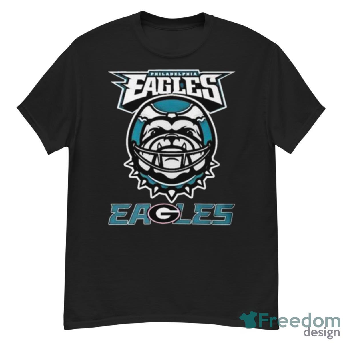 Philadelphia Eagles Georgia Bulldogs bulldogs logo football poster sport  shirt, hoodie, sweater, long sleeve and tank top