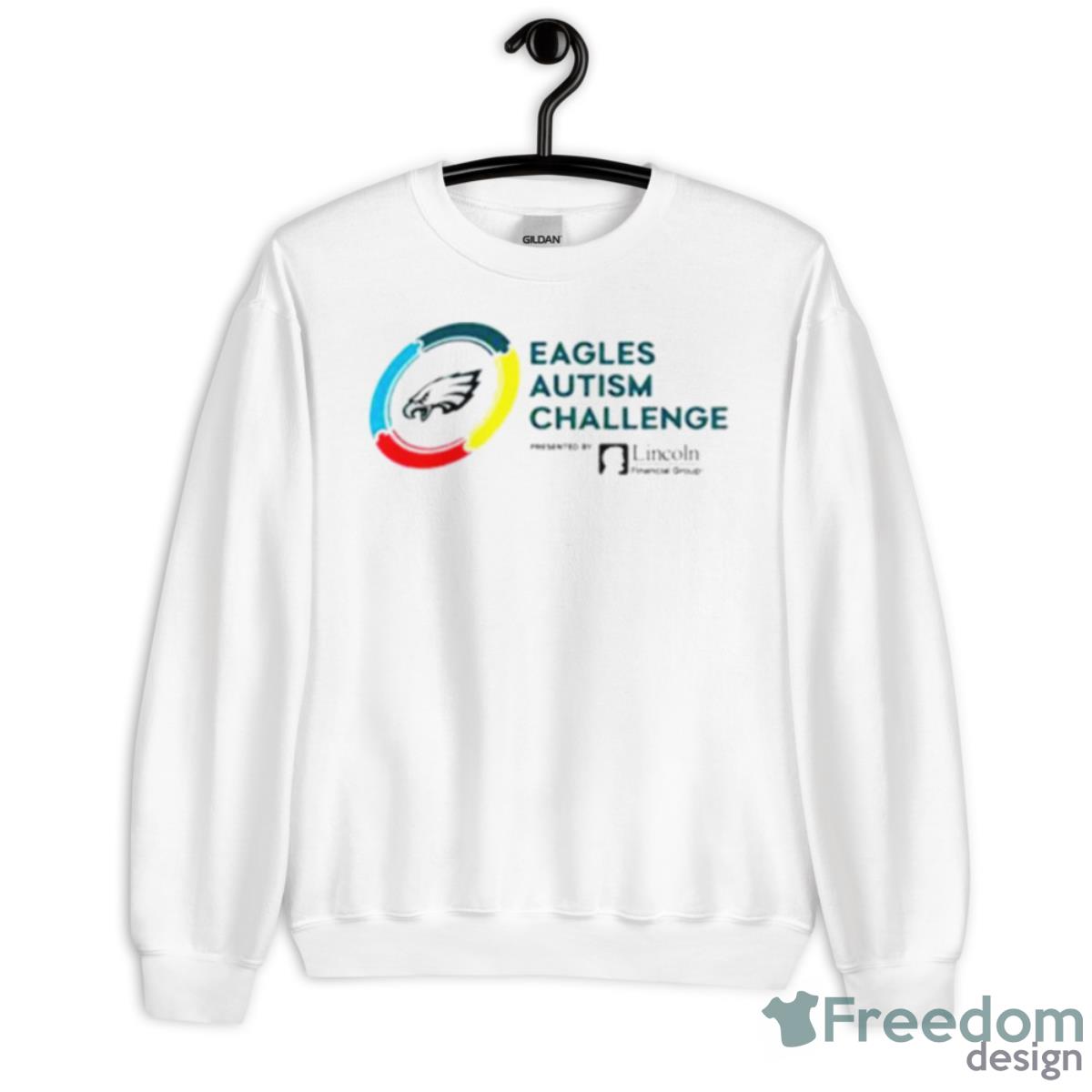Philadelphia Eagles Eagles Autism Challenge Shirt - Unisex Heavy Blend Crewneck Sweatshirt