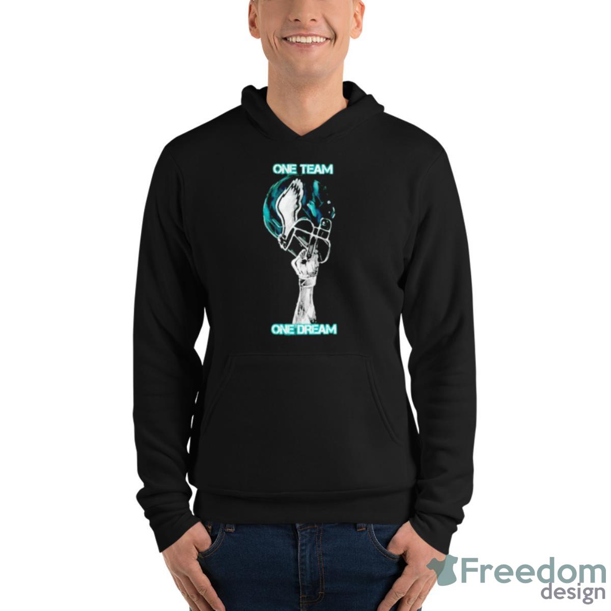Philadelphia Eagles Football USA One Team One Dream Shirt - Unisex Fleece Pullover Hoodie Philadelphia Eagles Football USA One Team One Dream Shirt - Unisex Fleece Pullover Hoodie