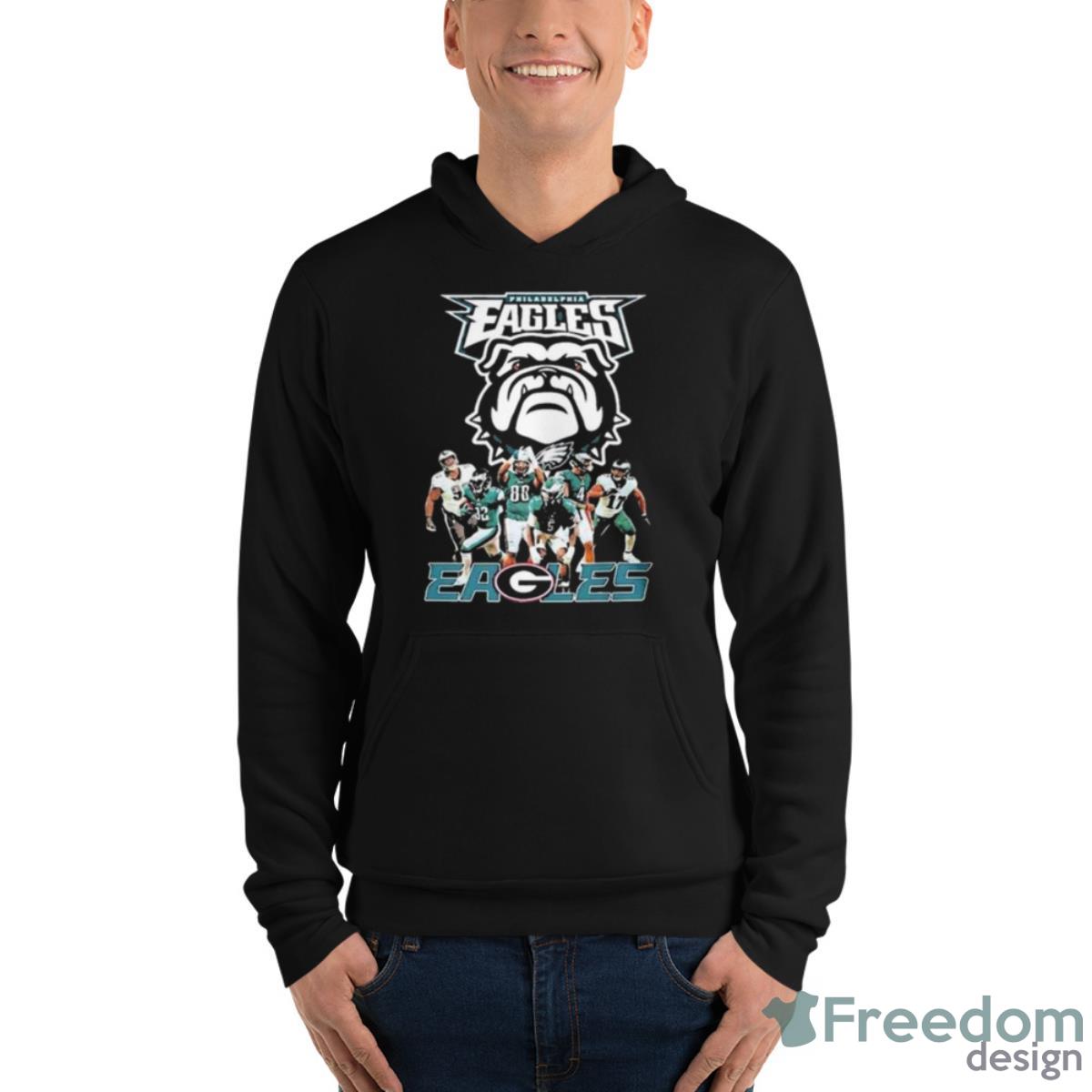 Philadelphia Eagles Georgia Bulldogs Dawgs Eagles Nfl Draft Players T-shirt