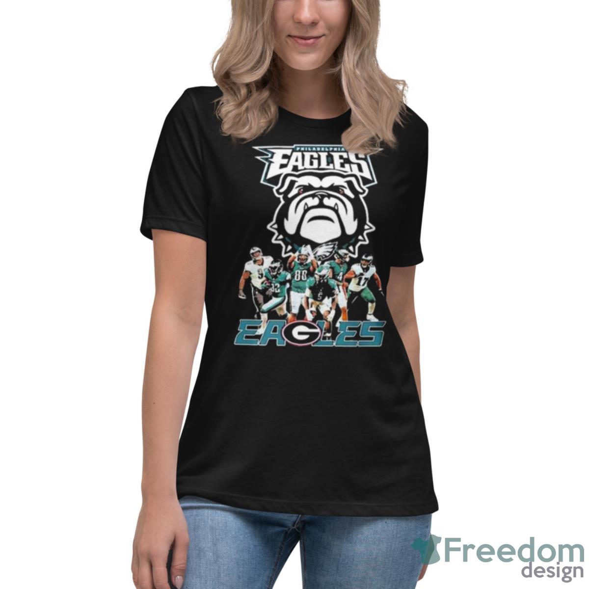 Philadelphia Eagles Georgia Bulldogs Dawgs Eagles NFL Draft Players Shirt -  Teespix - Store Fashion LLC