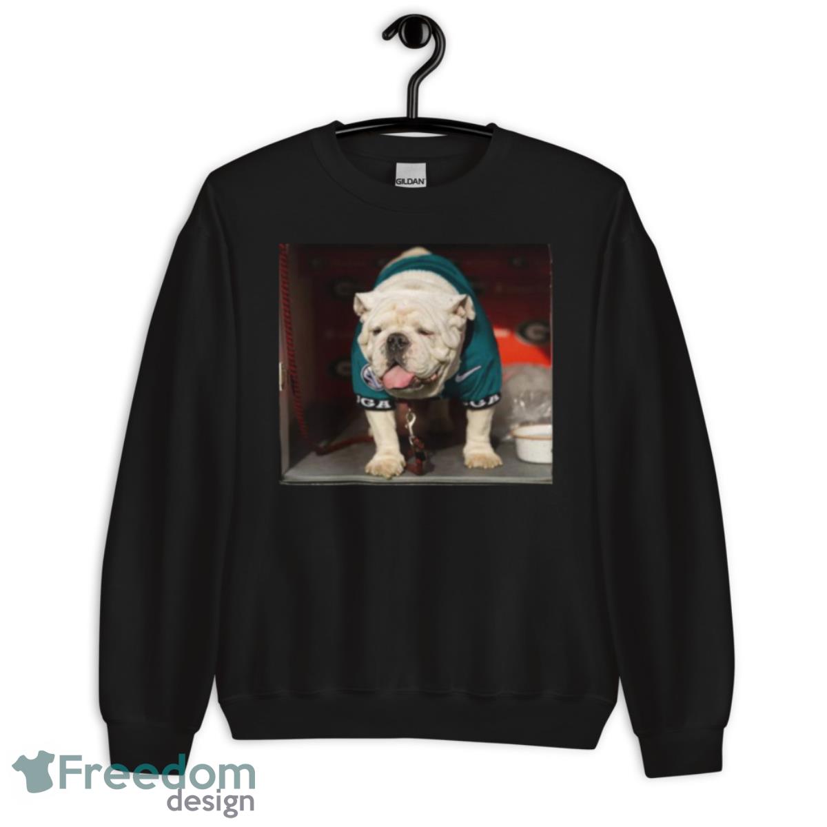 Philadelphia Eagles Love The Georgia Bulldogs T Shirt image Philadelphia Eagles Love The Georgia Bulldogs T Shirt - Unisex Crewneck Sweatshirt