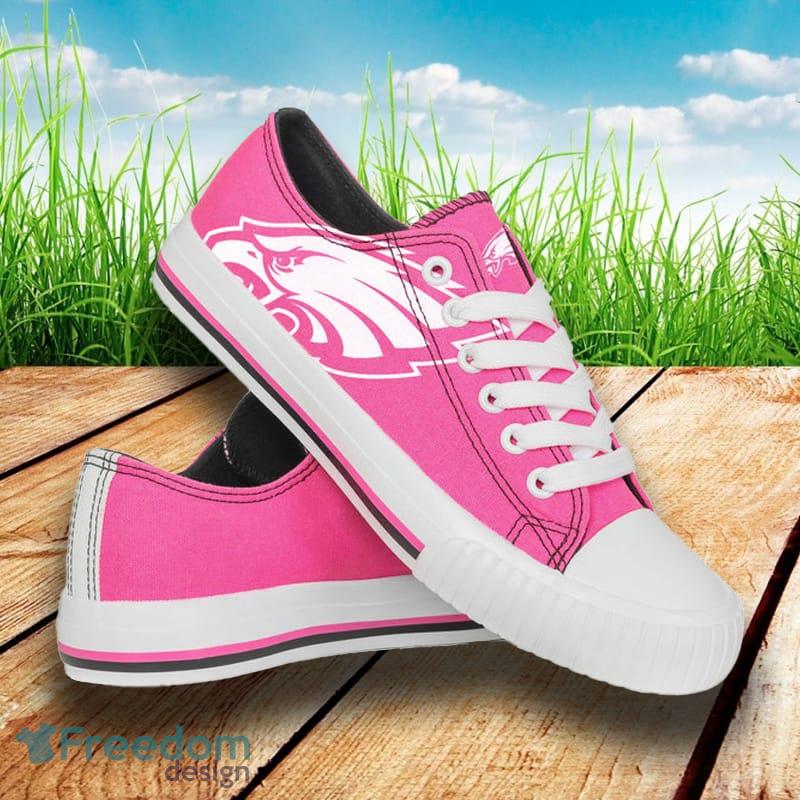 Philadelphia Eagles NFL Men And Women Highlights Low Top Canvas Shoe For Fans - Philadelphia Eagles NFL Womens Highlights Low Top Canvas Shoe_1