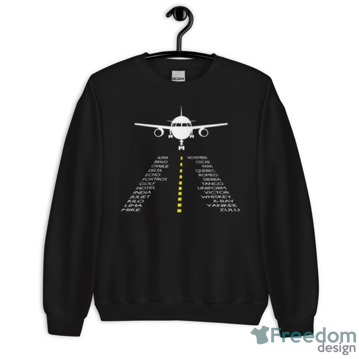 Pilots Airplane Pilot Phonetic Alphabet Aviator Shirt - Unisex Crewneck Sweatshirt Pilots Airplane Pilot Phonetic Alphabet Aviator Shirt - Unisex Crewneck Sweatshirt
