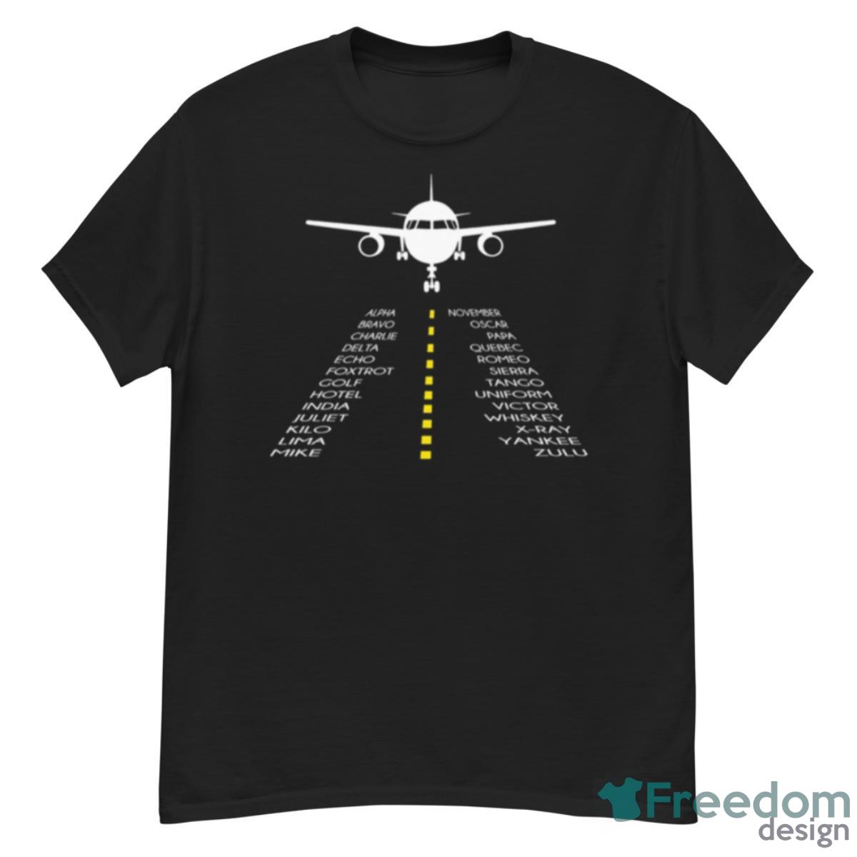 Pilots Airplane Pilot Phonetic Alphabet Aviator Shirt - G500 Men’s Classic T-Shirt