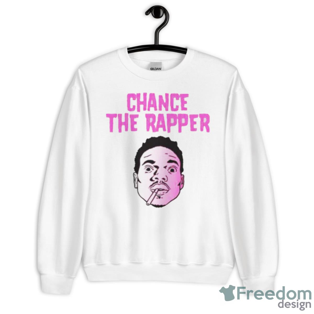 Pink Chance The Rapper Shirt - Unisex Heavy Blend Crewneck Sweatshirt