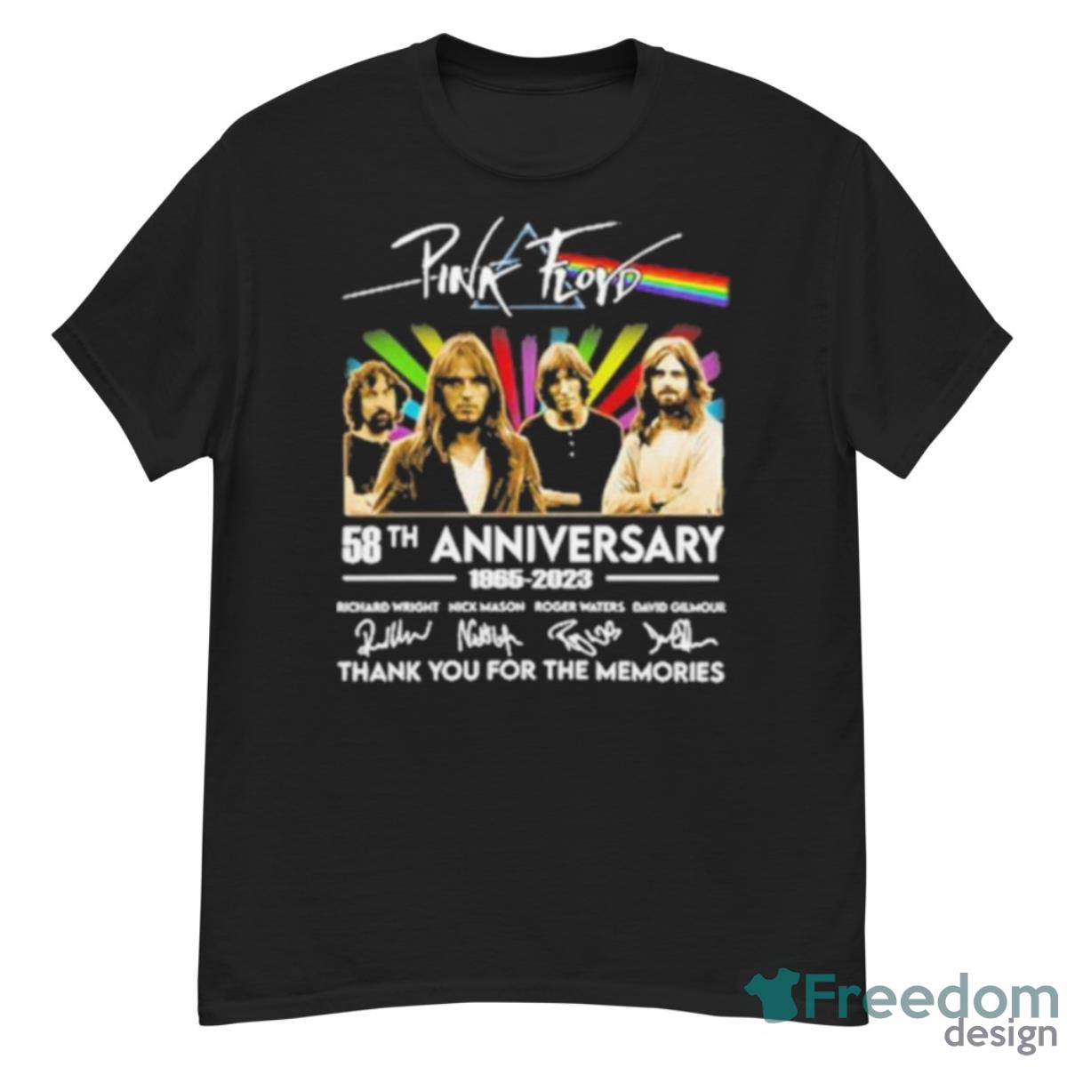 Pink Floyd 50th Anniversary 1965 – 2023 Thank You For The Memories T Shirt - G500 Men’s Classic T-Shirt