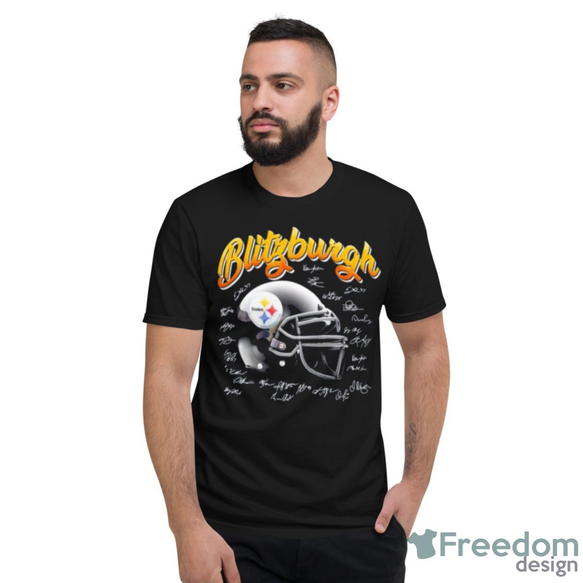 Pittsburgh Hat Steelers Signature Shirt - Short Sleeve T-Shirt