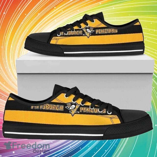 Pittsburgh Penguins NHL Hockey 6 Low Top Sneakers Low Top Shoes Men And Women For Fans - Pittsburgh Penguins NHL Hockey 6 Low Top Sneakers Low Top Shoes LT0037_1