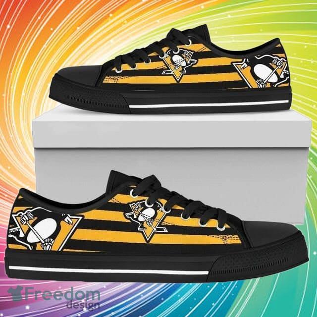 Pittsburgh Penguins NHL Hockey 8 Low Top Sneakers Low Top Shoes Men And Women For Fans - Pittsburgh Penguins NHL Hockey 8 Low Top Sneakers Low Top Shoes LT0296_1