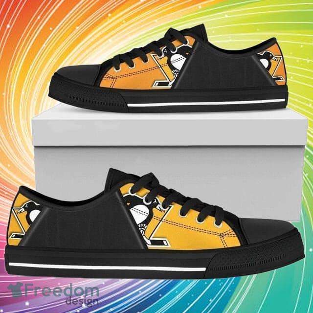 Pittsburgh Penguins NHL Hockey 9 Low Top Sneakers Low Top Shoes Men And Women For Fans - Pittsburgh Penguins NHL Hockey 9 Low Top Sneakers Low Top Shoes LT0484_1