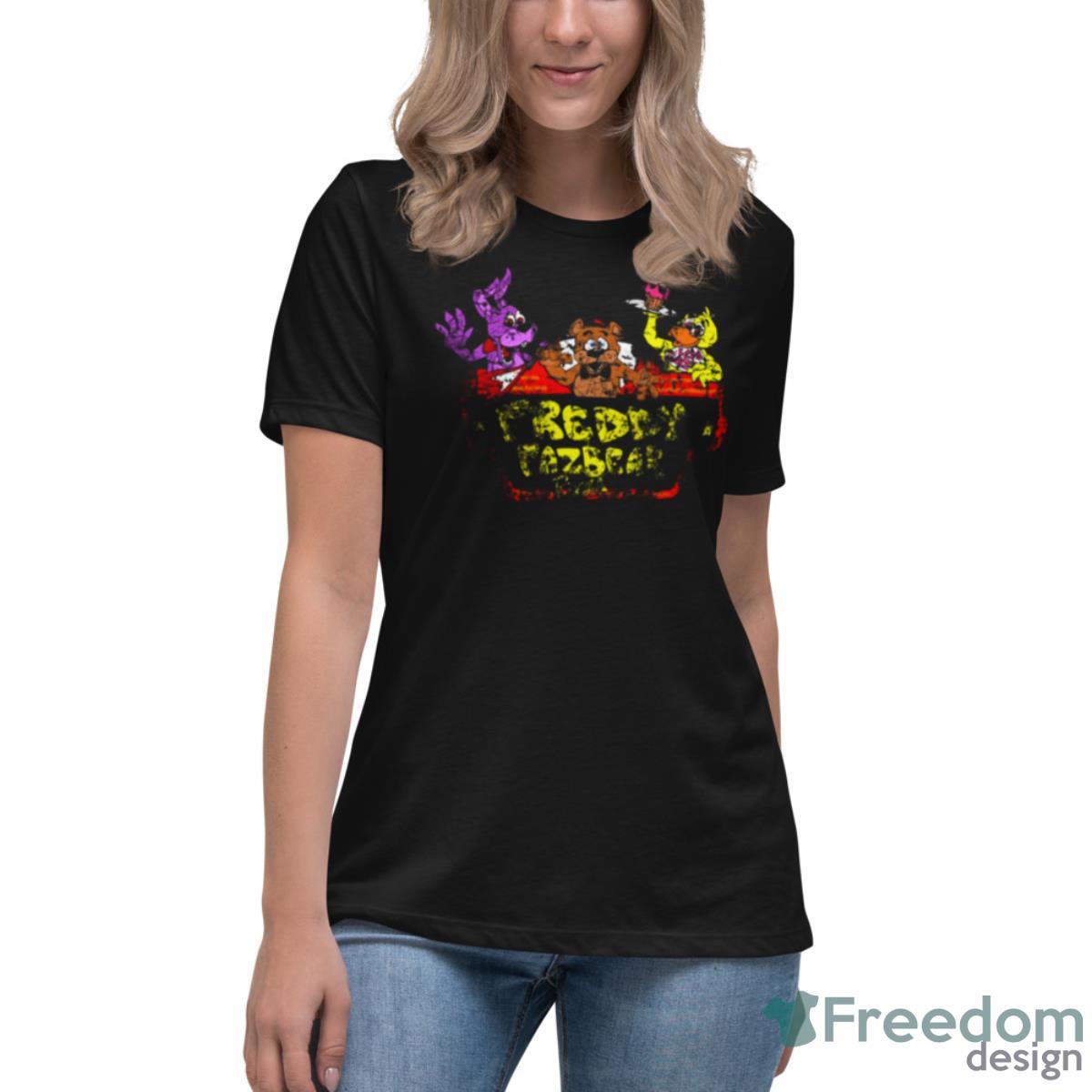 Pizza Lover Five Nights At Freddy’s Shirt - Womens Relaxed Short Sleeve Jersey Tee Pizza Lover Five Nights At Freddy’s Shirt - Womens Relaxed Short Sleeve Jersey Tee