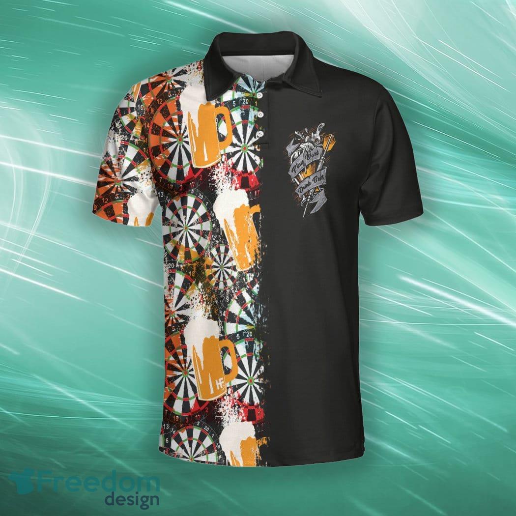 Play Darts And Drink Beer V1 Short Sleeve Polo Shirt, Polo Shirts For Men And Women - Play Darts And Drink Beer V1 Short Sleeve Polo Shirt, Polo Shirts For Men And Women_1