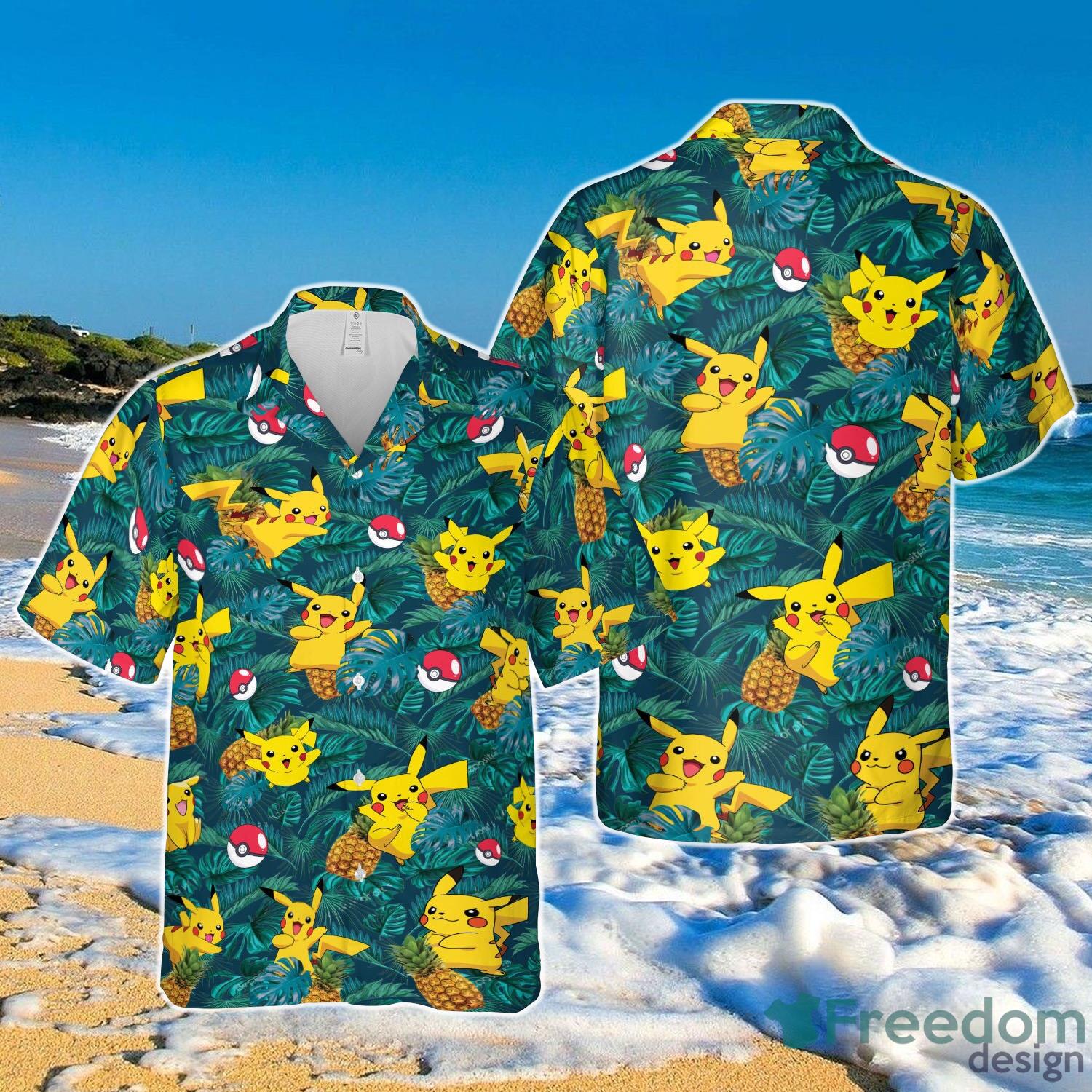 Pokemon Aloha Hawaiian Shirt For Men And Women Product Photo 1