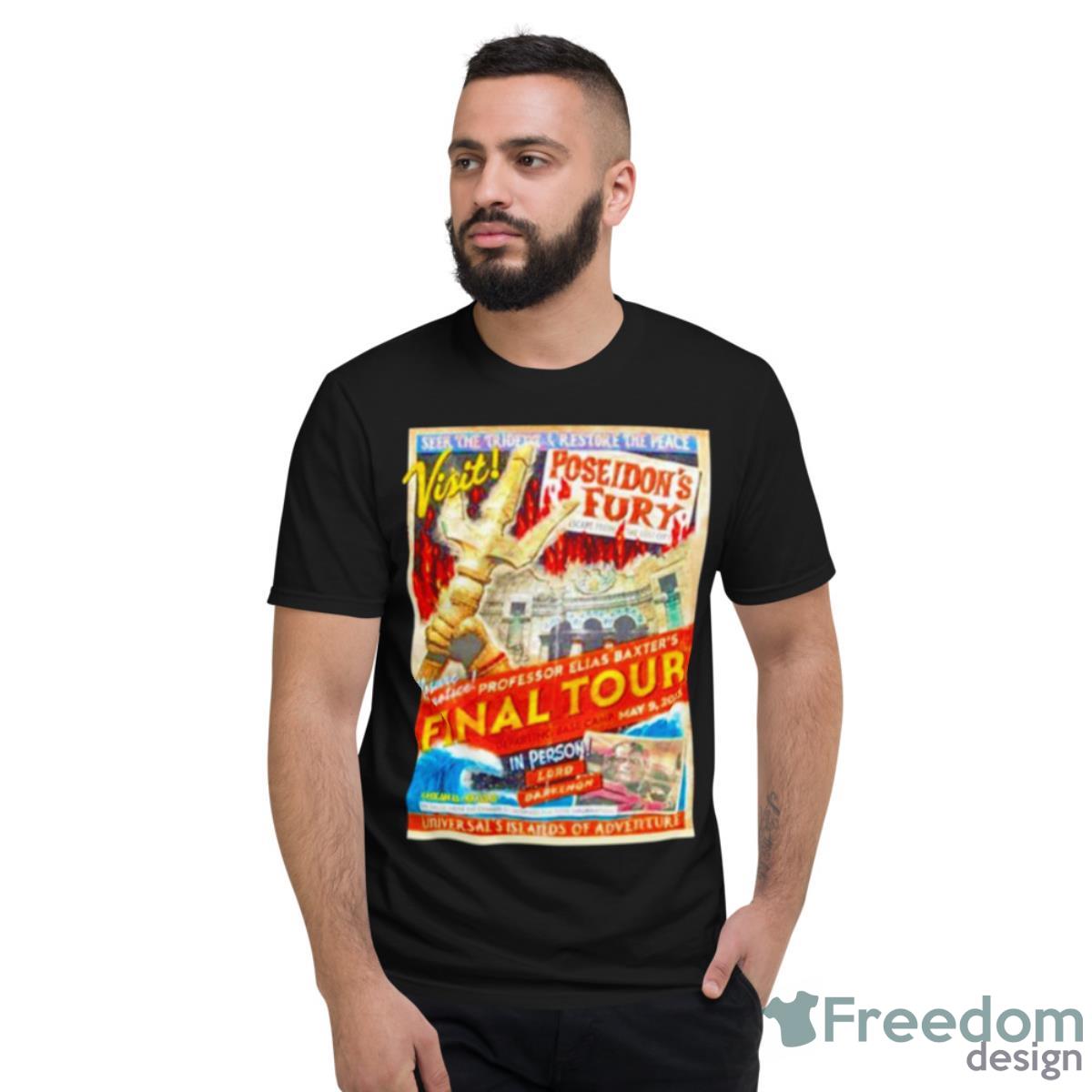 Poseidon’s Fury Final Tour Adult T Shirt - Short Sleeve T-Shirt