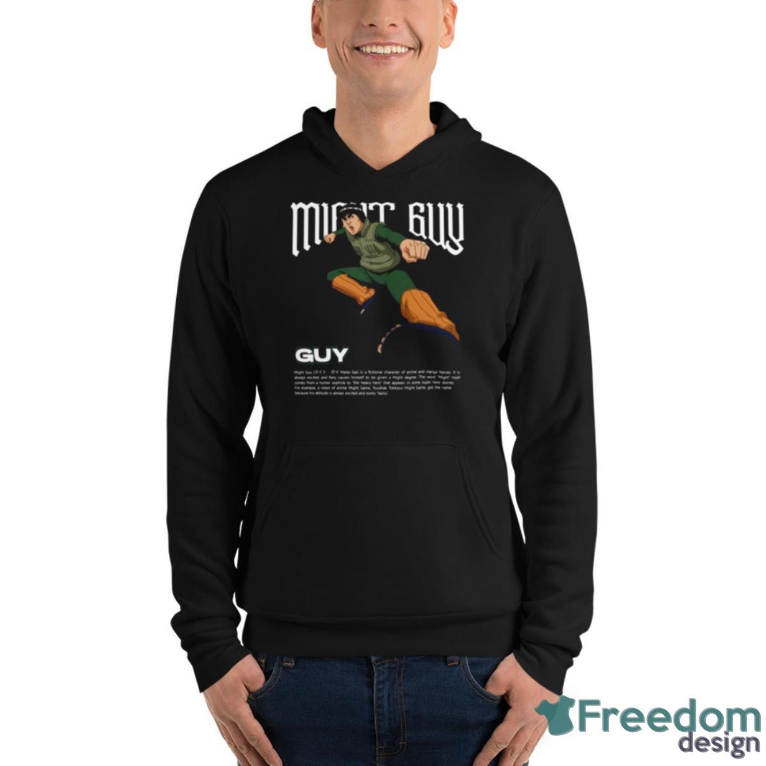 Power Of Might Guy Naruto Shippuden Shirt image Power Of Might Guy Naruto Shippuden Shirt - Unisex Fleece Pullover Hoodie