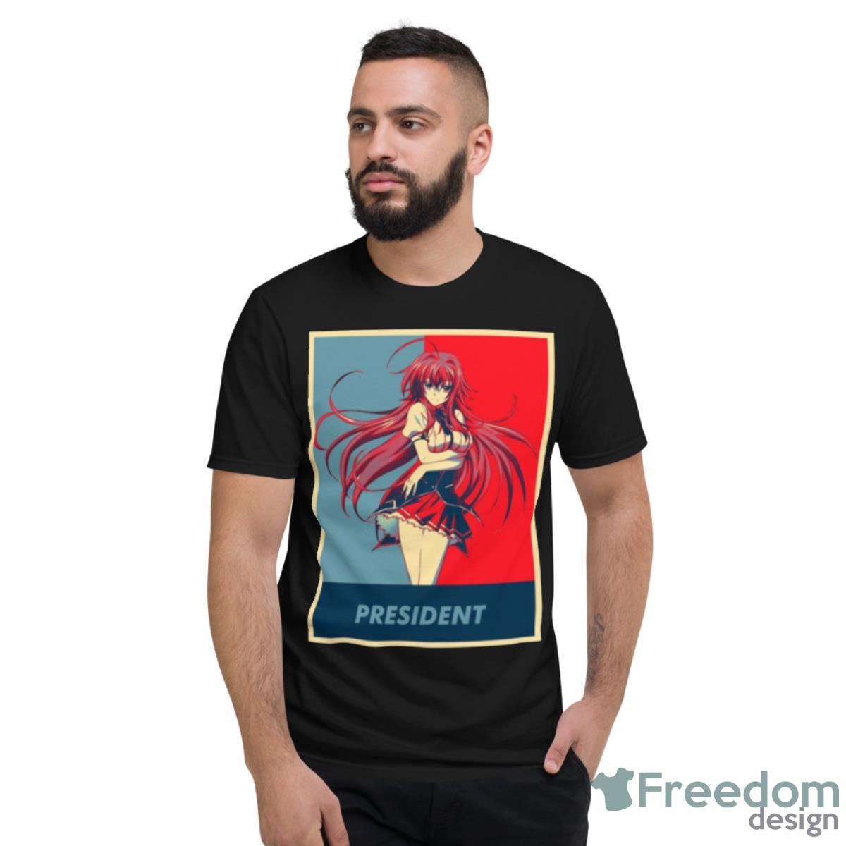 President Rias Gremory Classic Hope Art High School Dxd Shirt - Short Sleeve T-Shirt