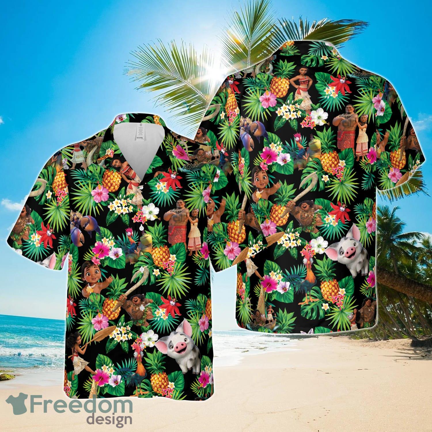 Princess Moana Summer Hawaiian Shirt Product Photo 1