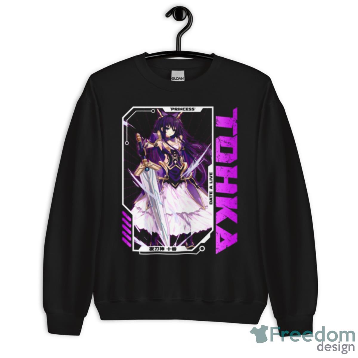 Princess Tohka Yatogami Date A Live Anime Shirt - Unisex Crewneck Sweatshirt Princess Tohka Yatogami Date A Live Anime Shirt - Unisex Crewneck Sweatshirt