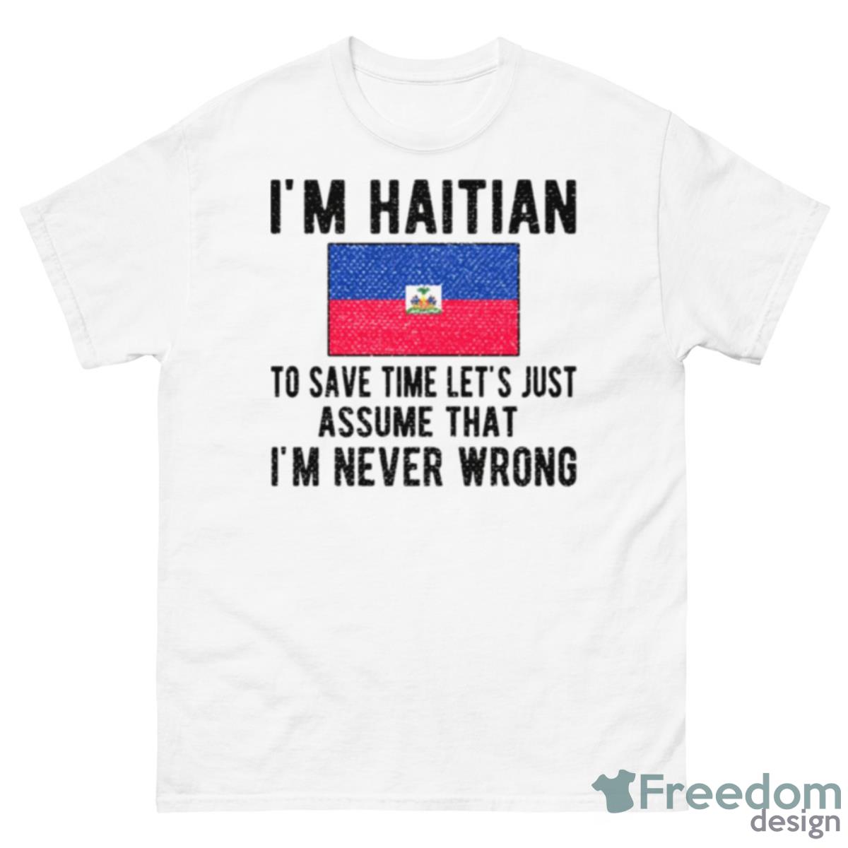 Proud Haitian Heritage Haiti Roots Haitian Flag Shirt - 500 Men’s Classic Tee Gildan