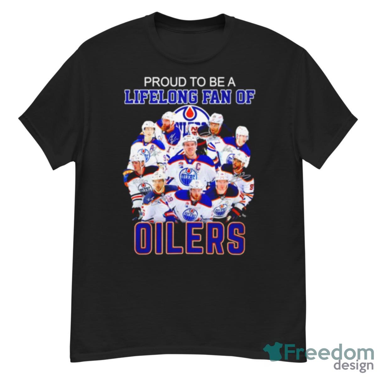 Proud To Be A Lifelong Fan Of Oilers Signature Shirt - G500 Men’s Classic T-Shirt