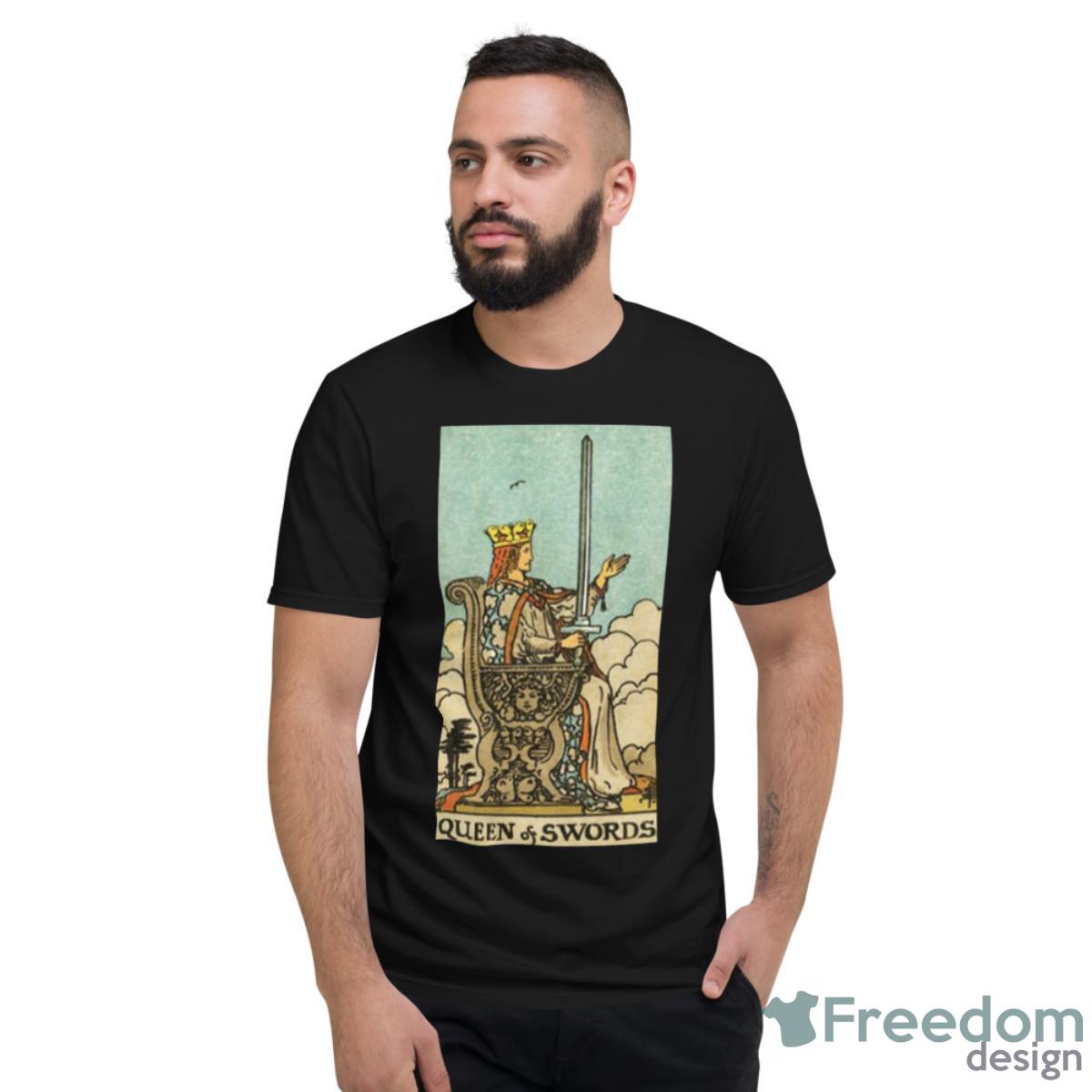 Queen Of Swords Tarot Shirt - Short Sleeve T-Shirt