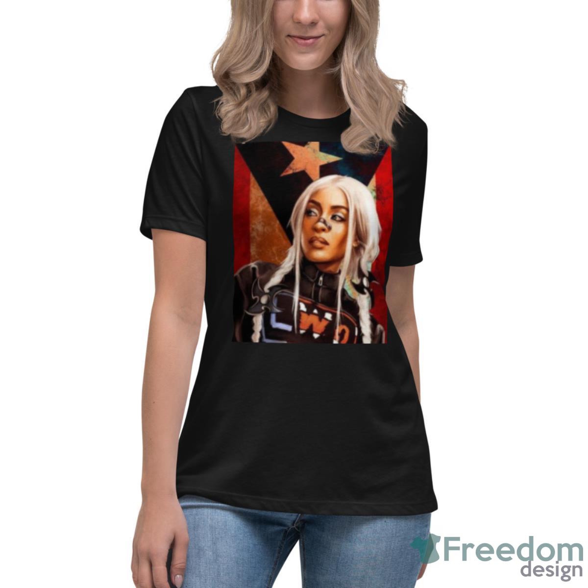 Queen Zelina Fear La Chancla Shirt - Womens Relaxed Short Sleeve Jersey Tee Queen Zelina Fear La Chancla Shirt - Womens Relaxed Short Sleeve Jersey Tee